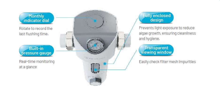 Pentair C500 Automatic Prefilter 40 Mikron | Watermart