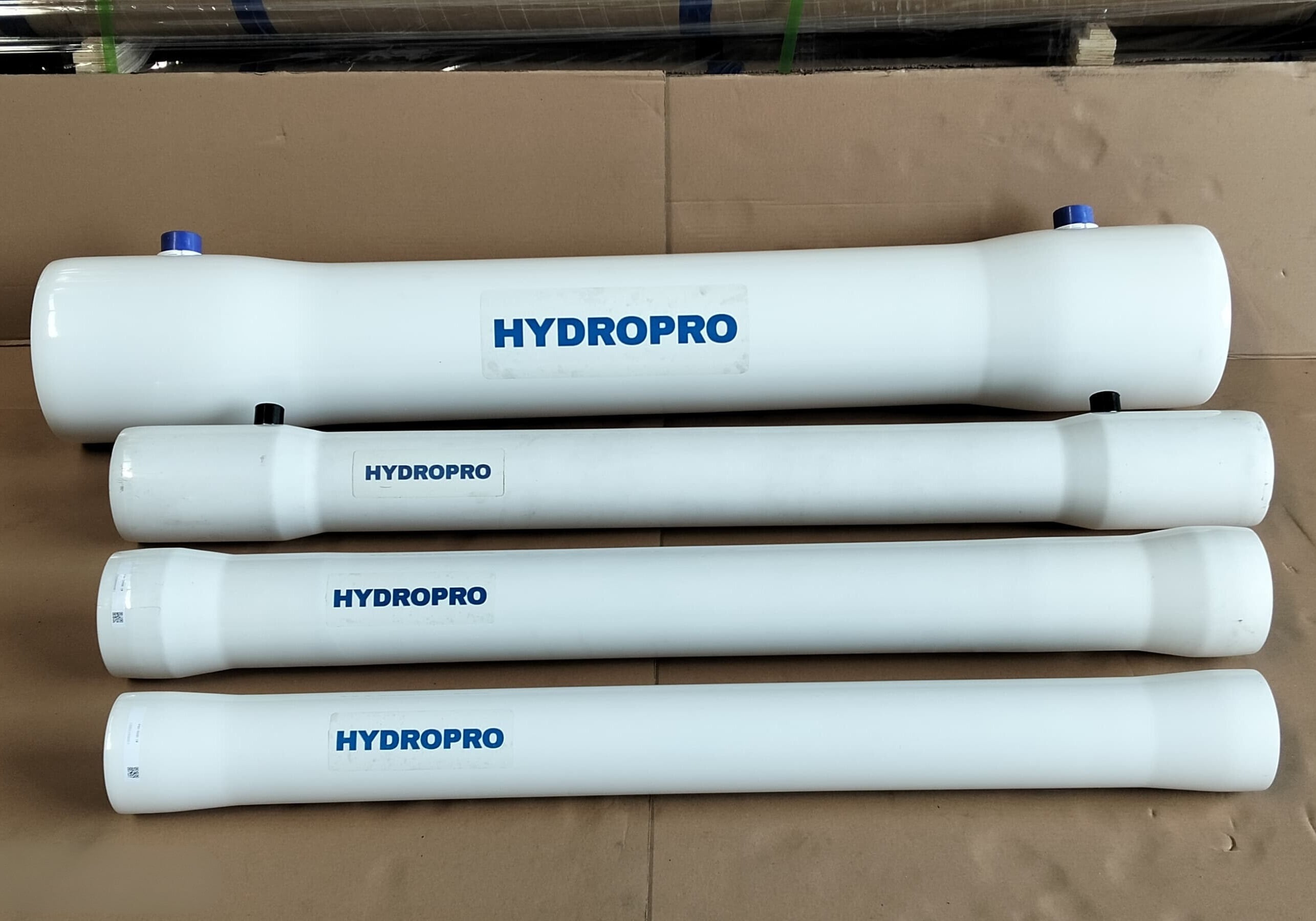 Instalasi HYDROPRO Membrane Housing pada skid reverse osmosis